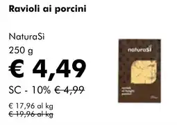 NaturaSì Ravioli ai porcini Natura Sì offerta