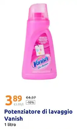 Action Potenziatore di lavaggio Vanish offerta