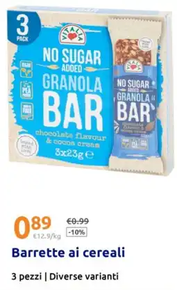 Action Barrette ai cereali 3 pezzi offerta