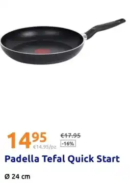 Action Padella Tefal Quick Start offerta