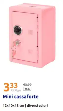 Action Mini cassaforte offerta