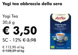 NaturaSì Yogi tea abbraccio della sera Yogi Tea offerta
