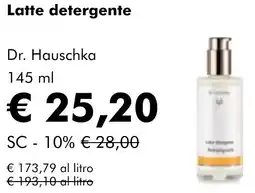 NaturaSì Latte detergente Dr. Hauschka offerta