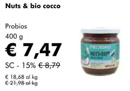 NaturaSì Nuts & bio cocco Probios offerta