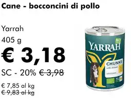 NaturaSì Cane - bocconcini di pollo Yarrah offerta