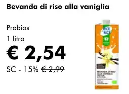 NaturaSì Bevanda di riso alla vaniglia Probios offerta
