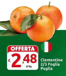 Carrefour Express Clementine 2/3 Foglia Puglia offerta