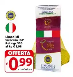 Carrefour Express Limoni di Siracusa IGP Rete offerta