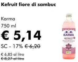 NaturaSì Kefruit fiore di sambuc Karma offerta