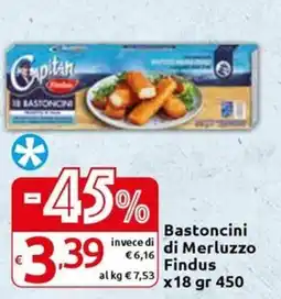 Carrefour Express Bastoncini di Merluzzo Findus offerta