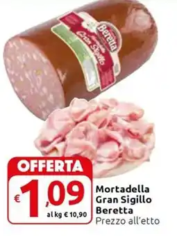 Carrefour Express Mortadella Gran Sigillo Beretta offerta