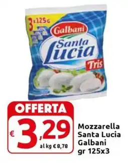 Carrefour Express Mozzarella Santa Lucia Galbani offerta