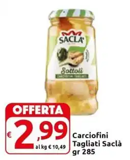 Carrefour Express Carciofini Tagliati Saclà offerta