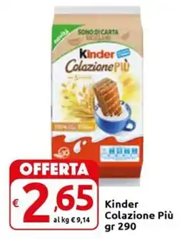 Carrefour Express Kinder Colazione Più offerta