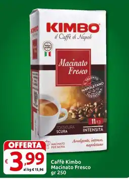 Carrefour Express Caffè Kimbo Macinato Fresco offerta