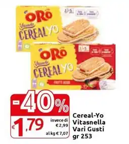 Carrefour Express Cereal-Yo Vitasnella offerta