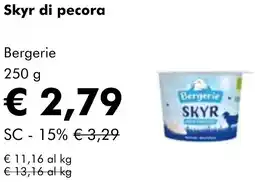 NaturaSì Skyr di pecora Bergerie offerta