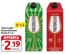Carrefour Express Tavernello Bianco/Rosso Brick offerta