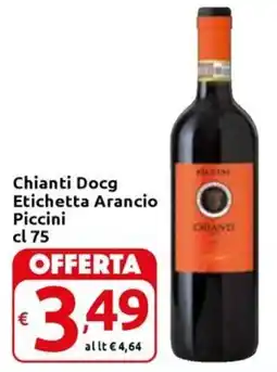 Carrefour Express Chianti Docg Etichetta Arancio Piccini offerta