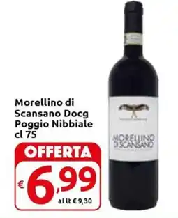 Carrefour Express Morellino di Scansano Docg Poggio Nibbiale offerta