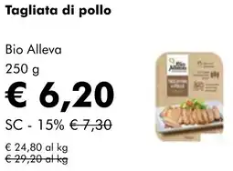 NaturaSì Tagliata di pollo Bio Alleva offerta