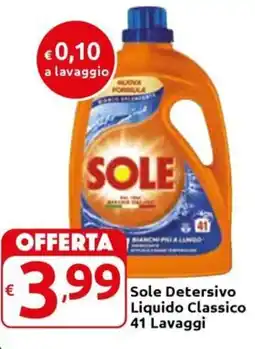 Carrefour Express Sole Detersivo Liquido Classico offerta