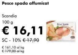 NaturaSì Pesce spada affumicat Scandia offerta