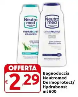 Carrefour Express Bagnodoccia Neutromed Dermoprotect/ Hydraboost offerta