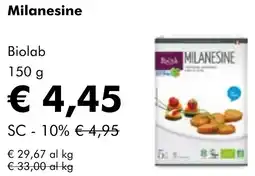 NaturaSì Milanesine Biolab offerta