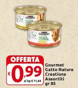 Carrefour Express Gourmet Gatto Nature Creations Assortiti offerta