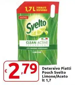 Carrefour Express Detersivo Piatti Pouch Svelto Limone/Aceto offerta