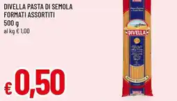 A&O Divella pasta di semola formati assortiti offerta