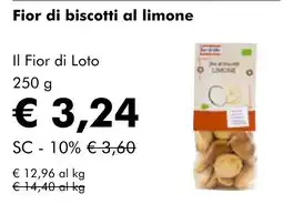 NaturaSì Fior di biscotti al limone Il Fior di Loto offerta