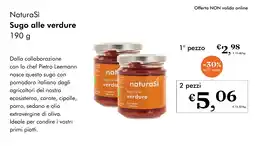 NaturaSì Natura Sì Sugo alle verdure offerta