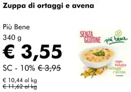 NaturaSì Zuppa di ortaggi e avena Più Bene offerta