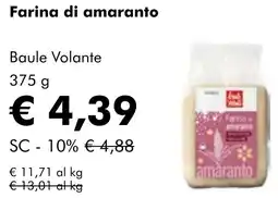 NaturaSì Farina di amaranto Baule Volante offerta