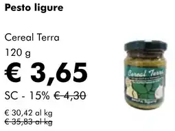 NaturaSì Pesto ligure Cereal Terra offerta