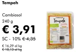 NaturaSì Tempeh Cambiasol offerta