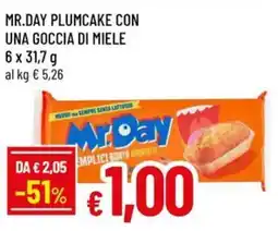 A&O Mr.day plumcake con una goccia di miele offerta