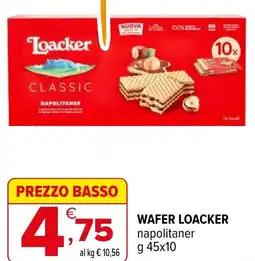 Iperal WAFER LOACKER napolitaner offerta