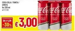 A&O Coca cola/fanta / sprite offerta