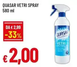A&O Quasar vetri spray offerta