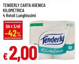 A&O Tenderly carta igienica kilometrica offerta