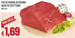 A&O Polpa magra di bovino adulto scottona offerta