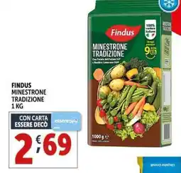 Deco Supermercati Findus minestrone tradizione offerta