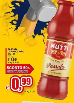 Il Gigante Passata di pomodoro MUTTI offerta