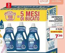 Iperal Detersivo liquido COCCOLATEVI offerta