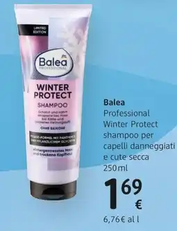 dm drogerie markt Balea Professional Winter Protect shampoo per capelli danneggiati e cute secca offerta
