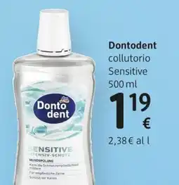 dm drogerie markt Dontodent collutorio Sensitive offerta
