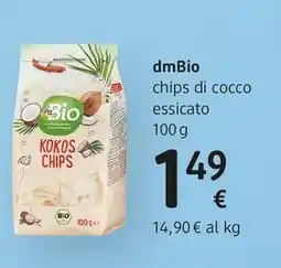 dm drogerie markt dmBio chips di cocco essicato offerta